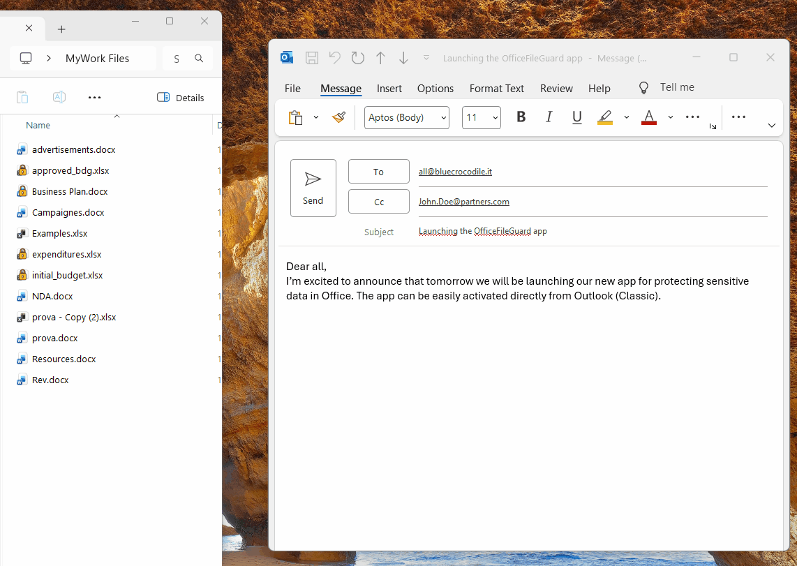 Email blocked demo
